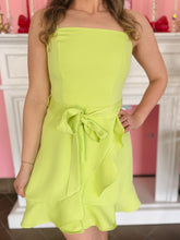 Lime Ruffle Dress