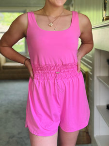 Pink Athletic Romper