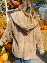 Tan Fluffy Cardigan