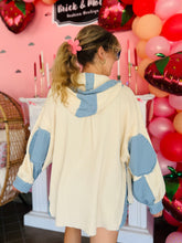 Oversized Denim Contrast Jacket