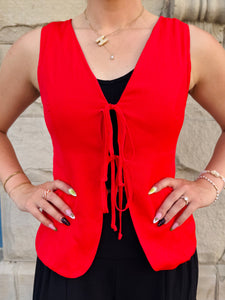 Red Tie Vest
