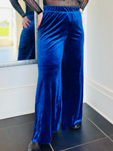 Blue Velvet Pants