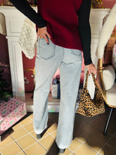 High Waist Wide Leg Denim Jeans