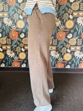 Mocha Acid Wash Wide Leg Sweatpants