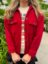 Soft Red Shacket