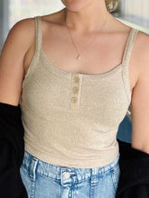 Butter Soft Tan Cropped Tank Top