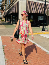 Floral Tassel Beaded Dress