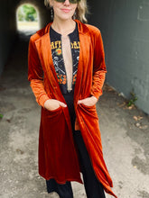 Rust Velvet Duster