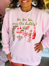 Pink Pass the Bubbly Crewneck