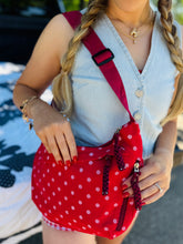 Red Polka Dot Crossbody Bag