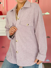 Soft Oversized Lavender Shacket