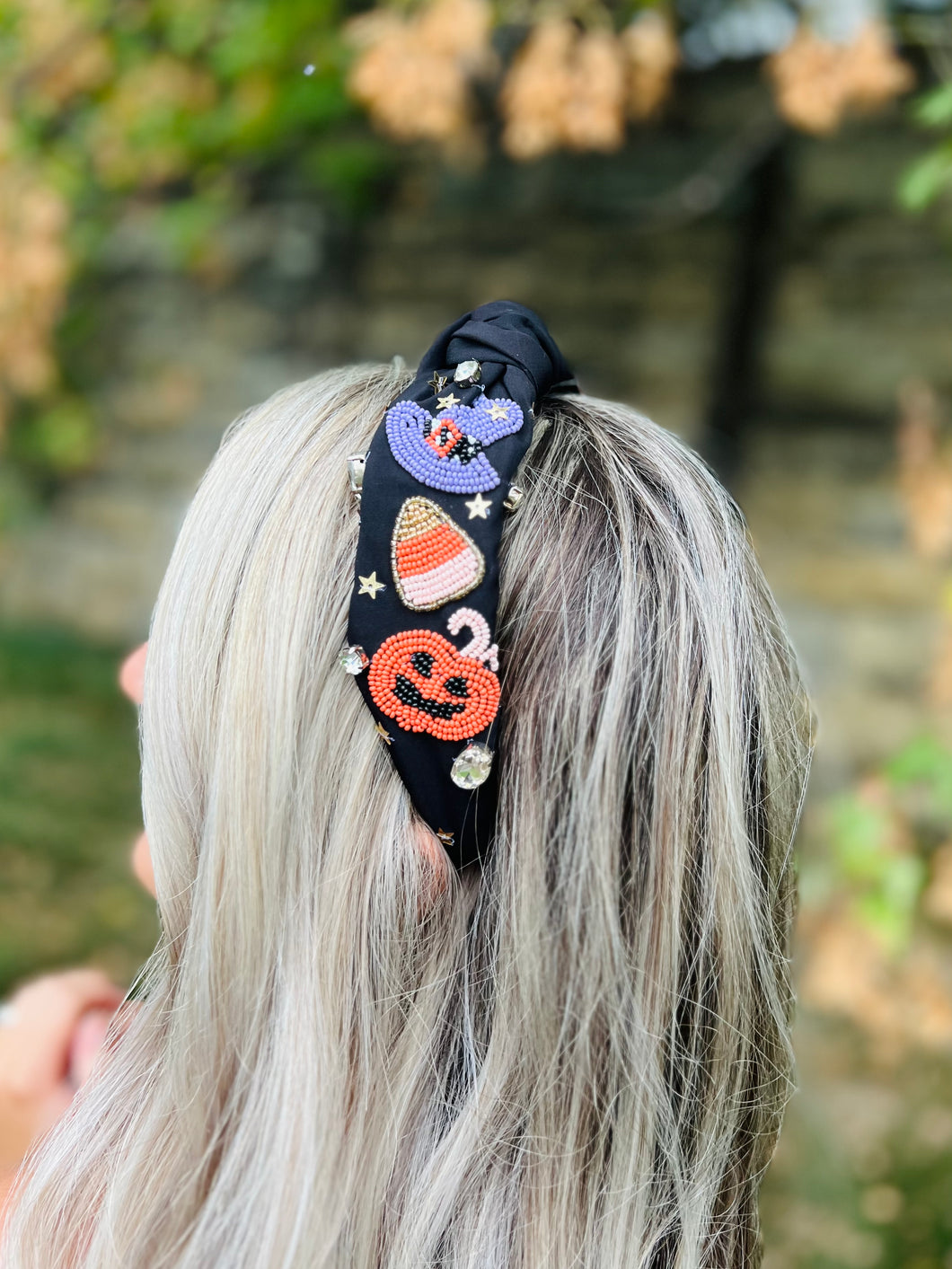 Spooky Bedazzled Headband