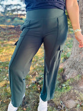 Regency Green Straight Leg Cargo Pants