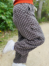 Brown Polka Dot Barrel Jeans