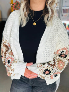 Neutral Crochet Cardigan