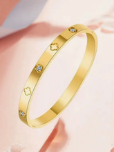 18K Plated Stainless Steel Bangle