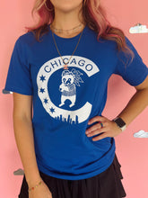 Blue Chicago Baseball Tee