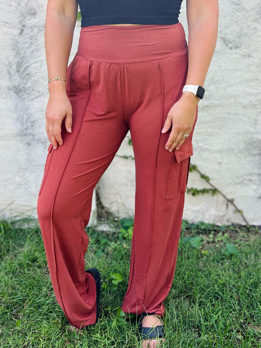 Rust Butter Soft Cargo Pants