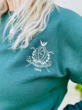 Hunter Green Embroidered Crewneck Sweatshirt