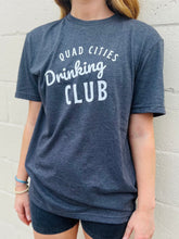 QC Drinking Club Tee Grey
