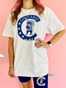 chicago bears baseball tee