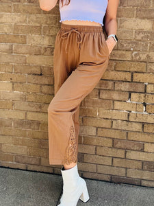 Khaki Capris