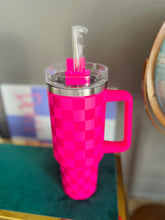 Pink Checkered Stanley Dupe