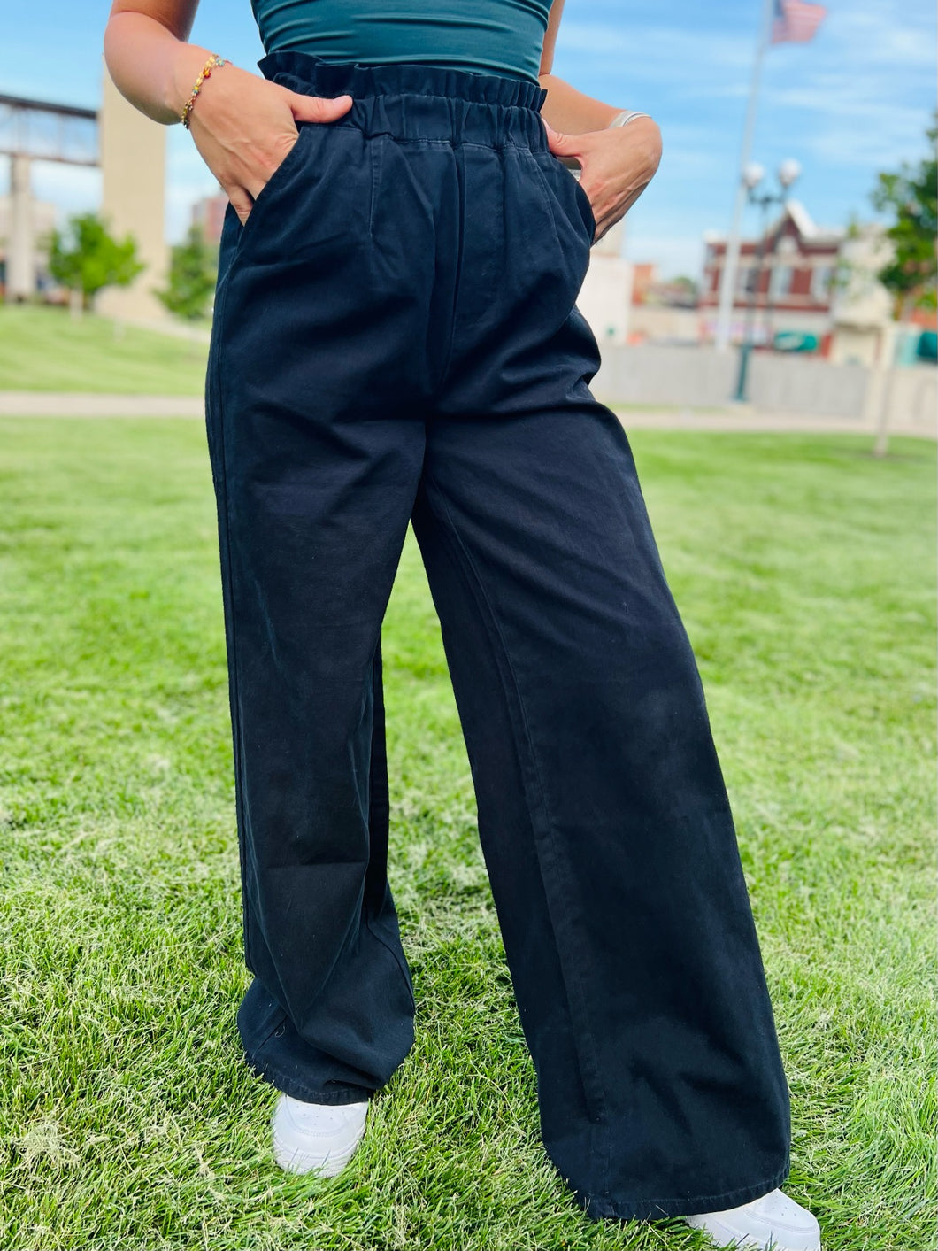 Black Wide Leg Pants