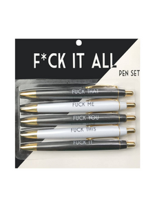 Pen Set Fuck it All