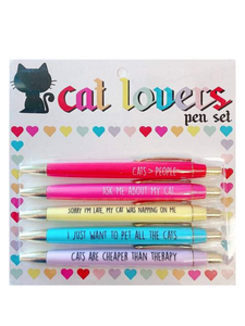 Pen Set for Cat Lovers