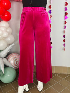 Pink Velvet Pants
