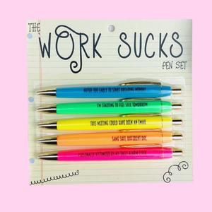 Work Sucks Pens