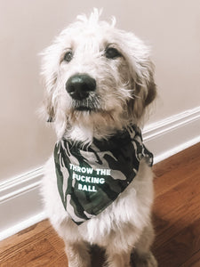 Throw the Ball Dog Bandana