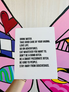 Canvas: Words to Live By