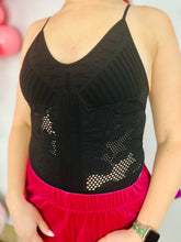 Detailed Black Bodysuit