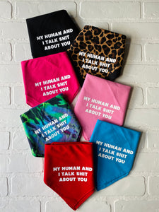 My Human & I Talk Dog Bandana