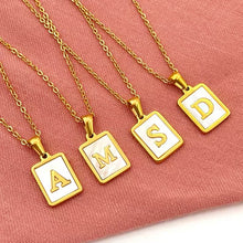 Pearl Initial Necklaces