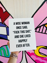Canvas Print: Wise Woman