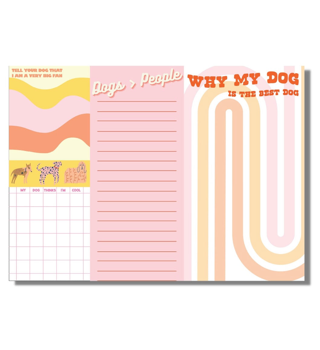 Dog Lover Notepad